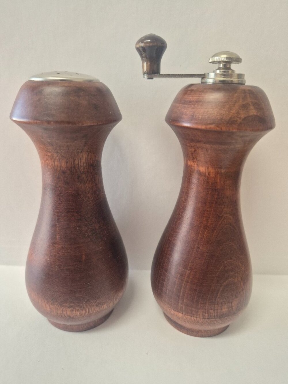 Vintage Baribocraft Canada Wooden Salt & Pepper Set